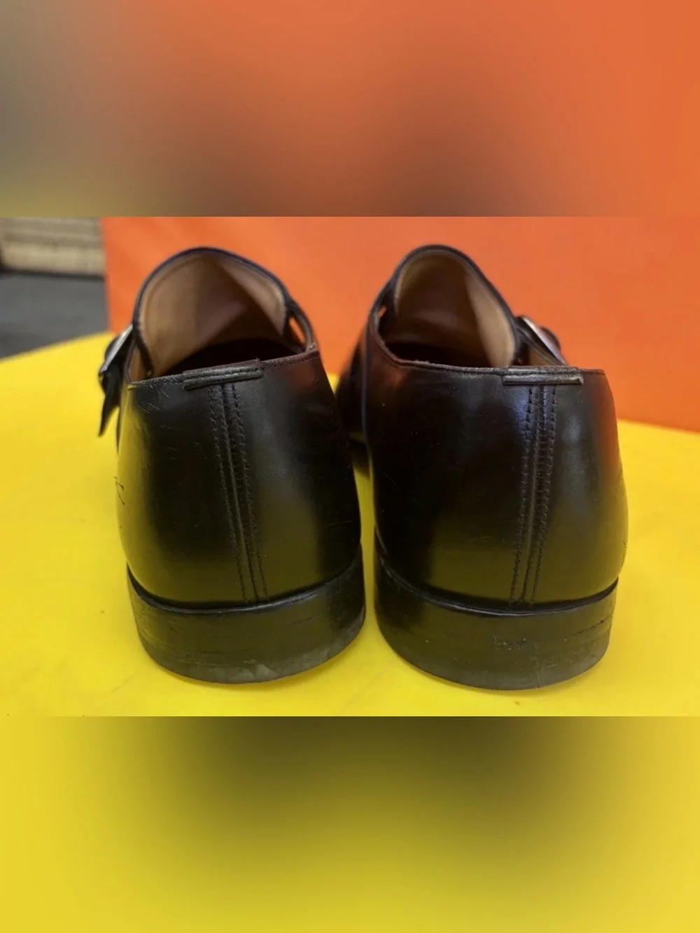 Church's Men’s Black Leather Single Monk Strap Loafers - size 11
